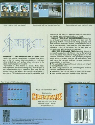 Image n° 3 - screenshots  : Speedball